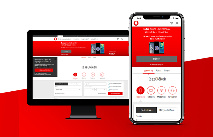 Megújult a Vodafone webshopja