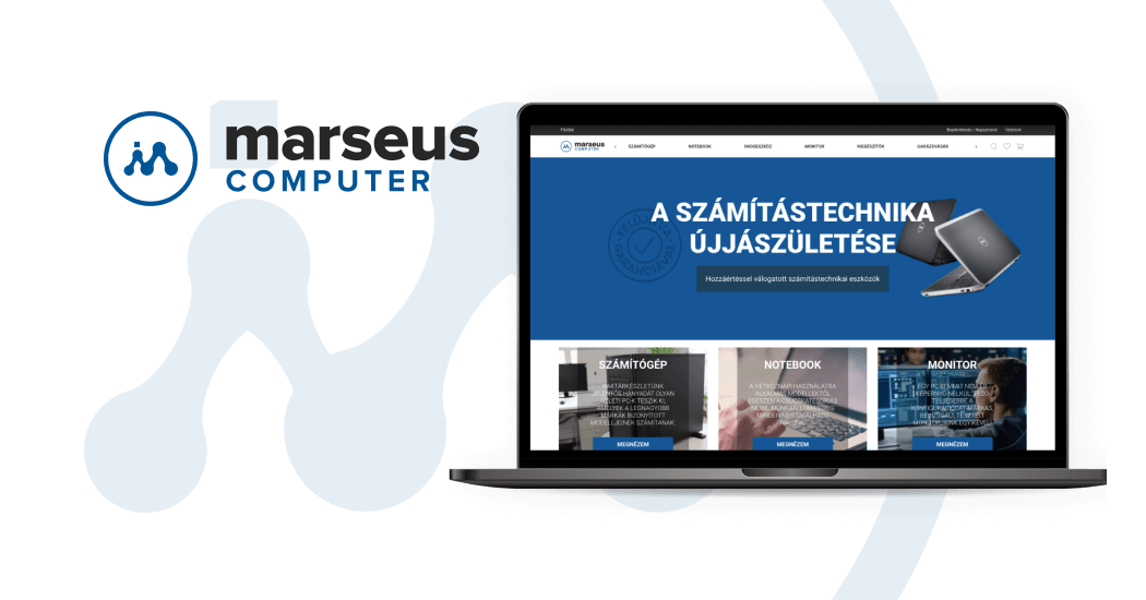 Marseus webshop készítés
