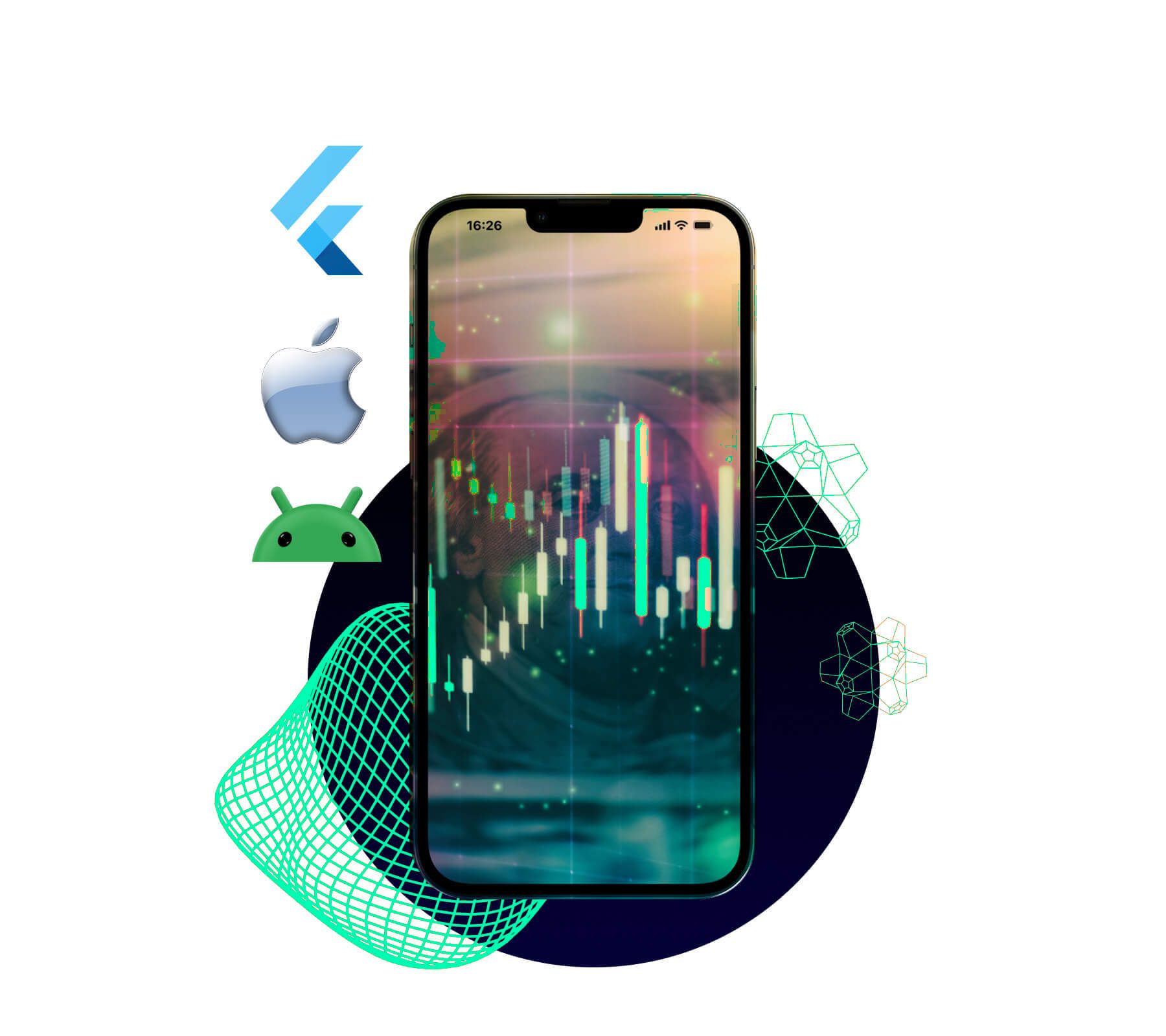 Native iOS, Android, and Flutter cross-platform comparison