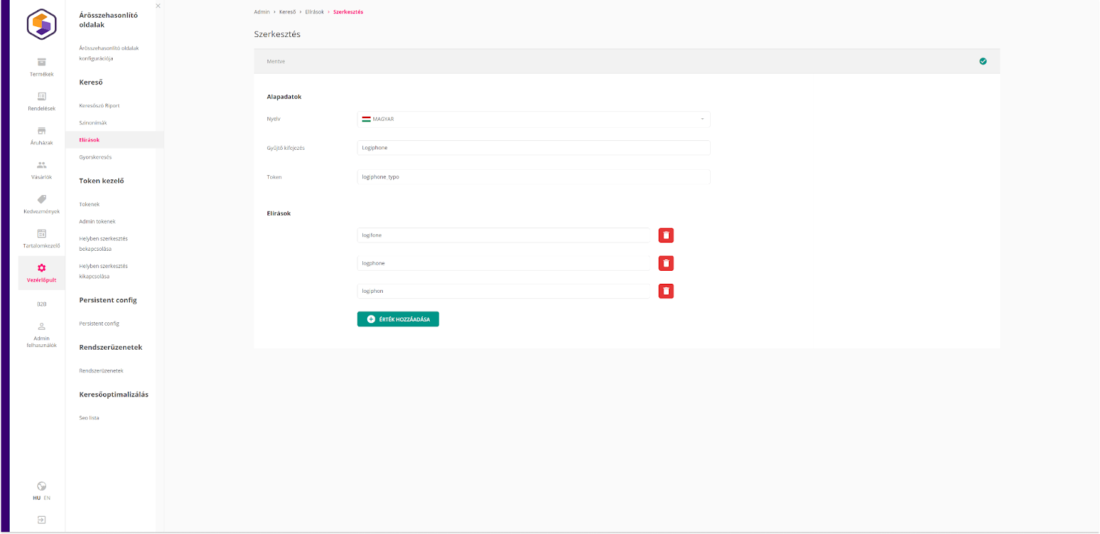Logishop: typos