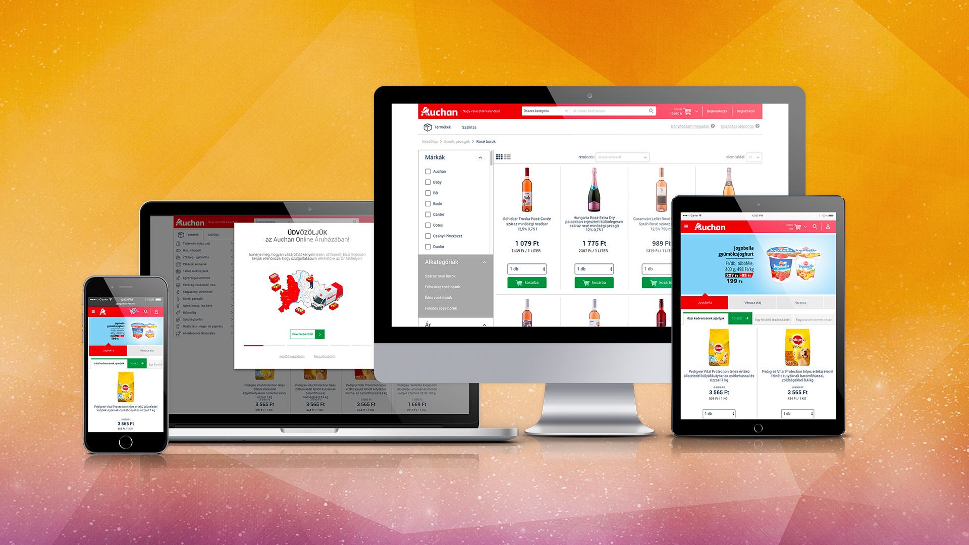 Elstartolt az Auchan webshop