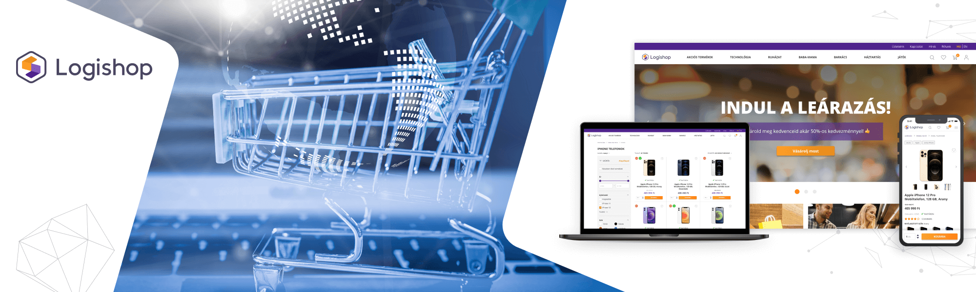 Logishop webshop csomagok: növekedj velünk!