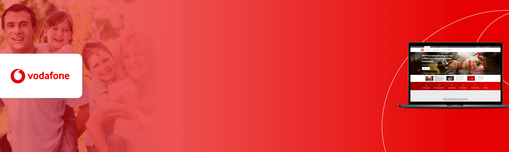Vodafone New Portal fejlesztés a LogiNet támogatásával
