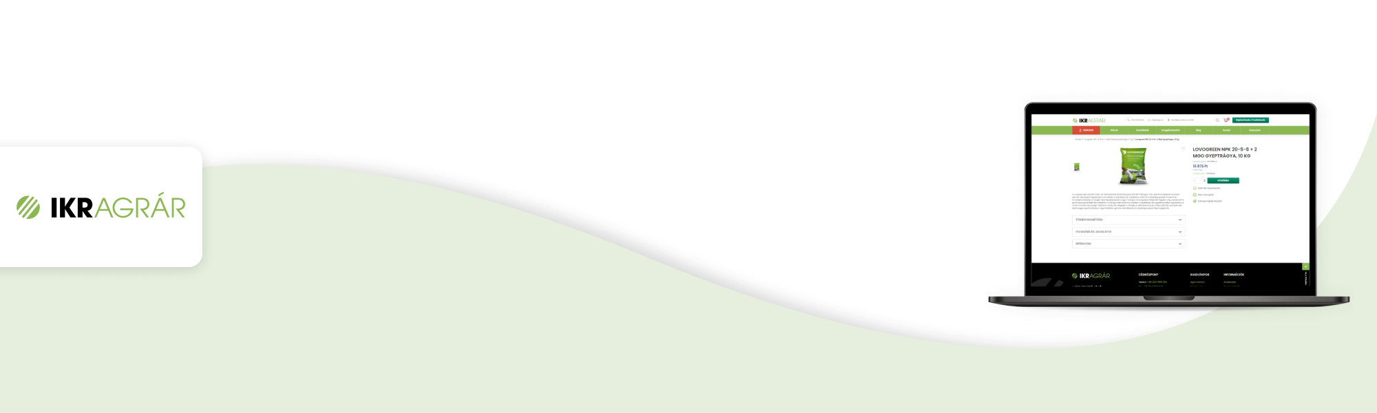Elindult az IKR Agrár Gazdabolt, az agrárpiaci cég webshopja