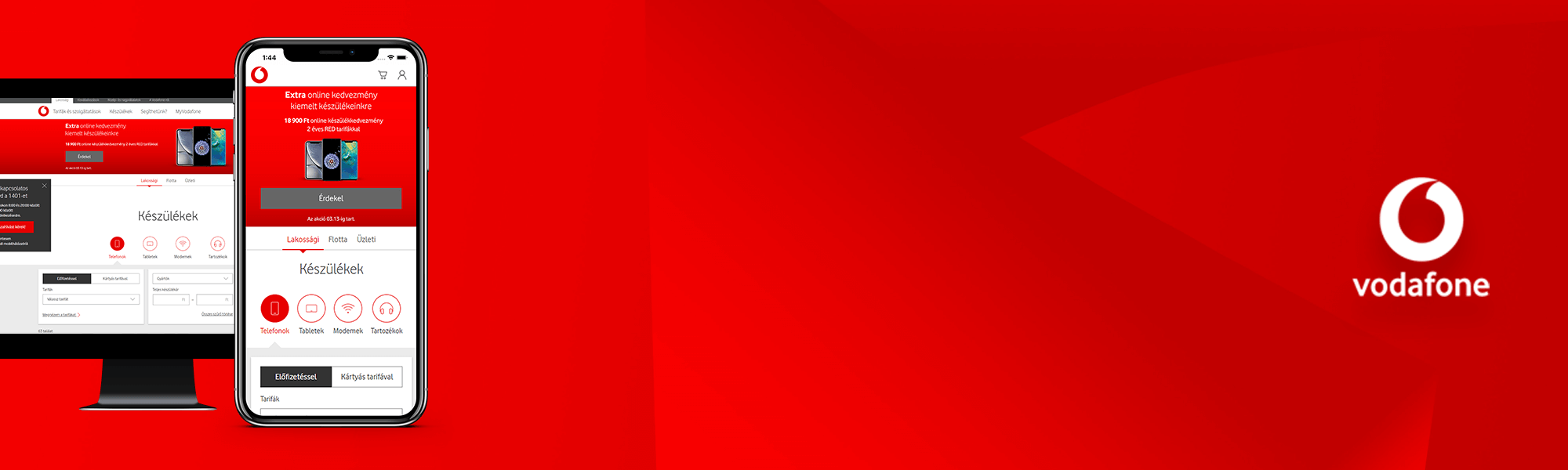 Megújult a Vodafone webshopja