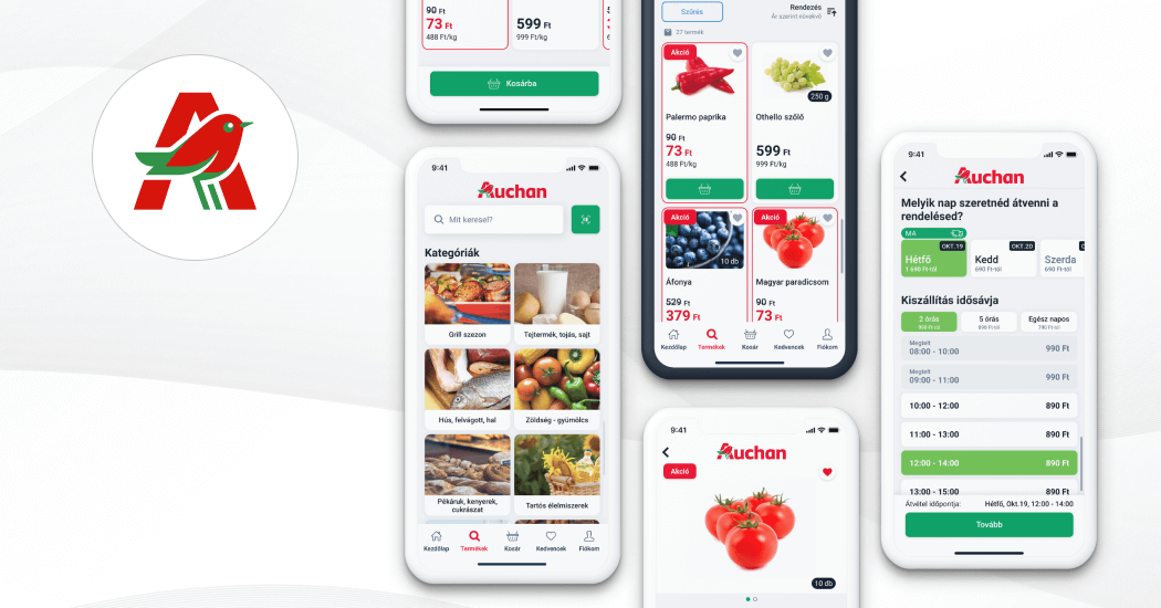 Átalakult az Auchan mobil alkalmazás: új design, korszerűbb funkciók