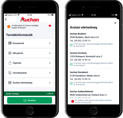 Átalakult az Auchan mobil alkalmazás: új design, korszerűbb funkciók