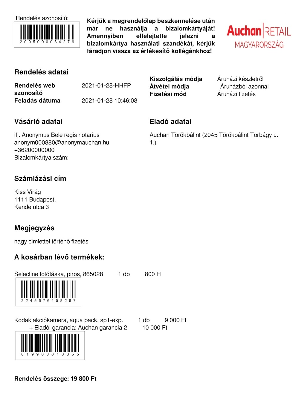 Egyedi webfejlesztés - eladói portál a bolti értékesítés támogatására az Auchan számára