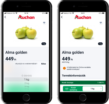 Átalakult az Auchan mobil alkalmazás: új design, korszerűbb funkciók