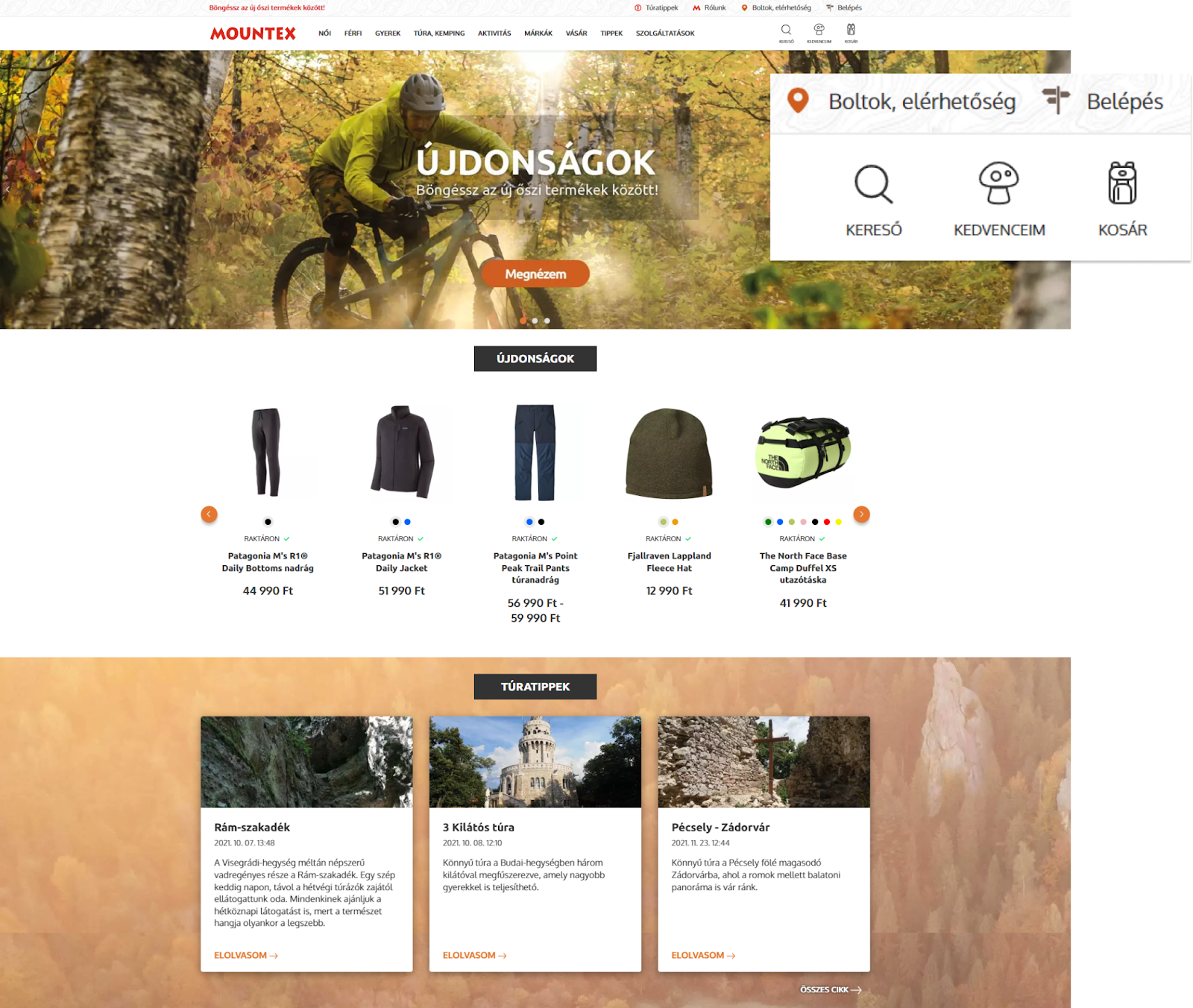 Mountex: Modernebb design kialakítása