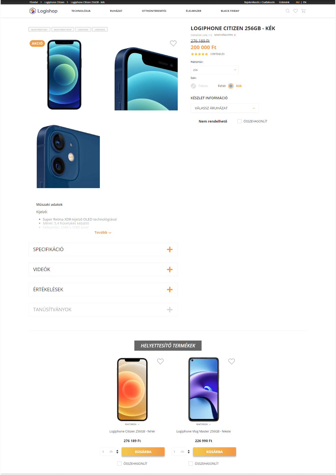 Logishop: replacement products