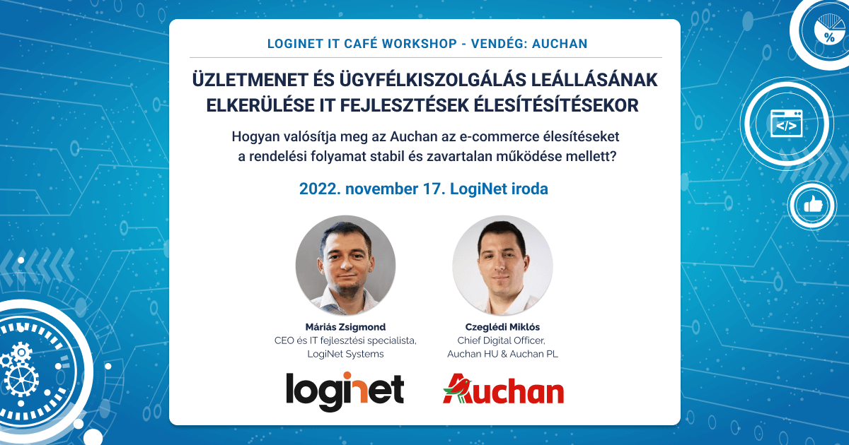 WORKSHOP: 2022.11.17. - LogiNet IT Café - Vendég: Auchan