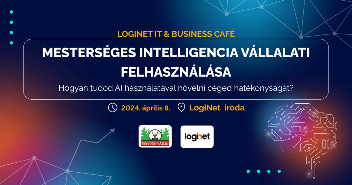 IT & BUSINESS CAFÉ: 2024.04.08. AI vállalati felhasználása