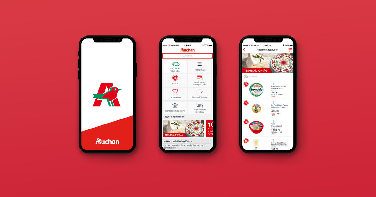Auchan mobil applikáció