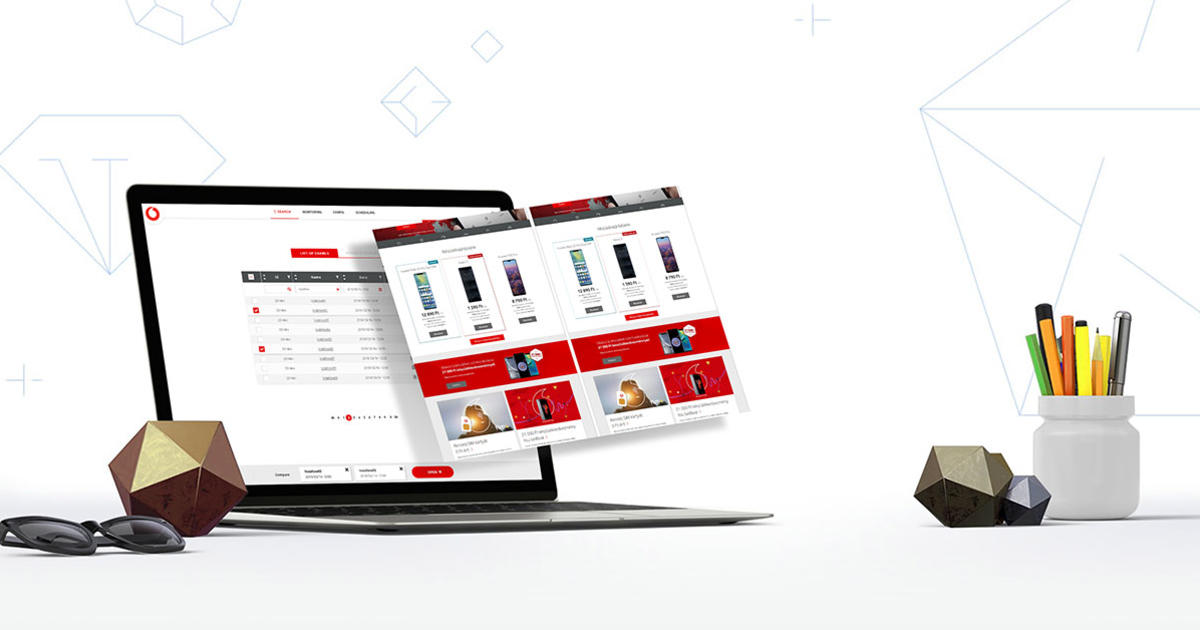 Webshoptartalom archiváló eszközt adtunk át a Vodafone-nak