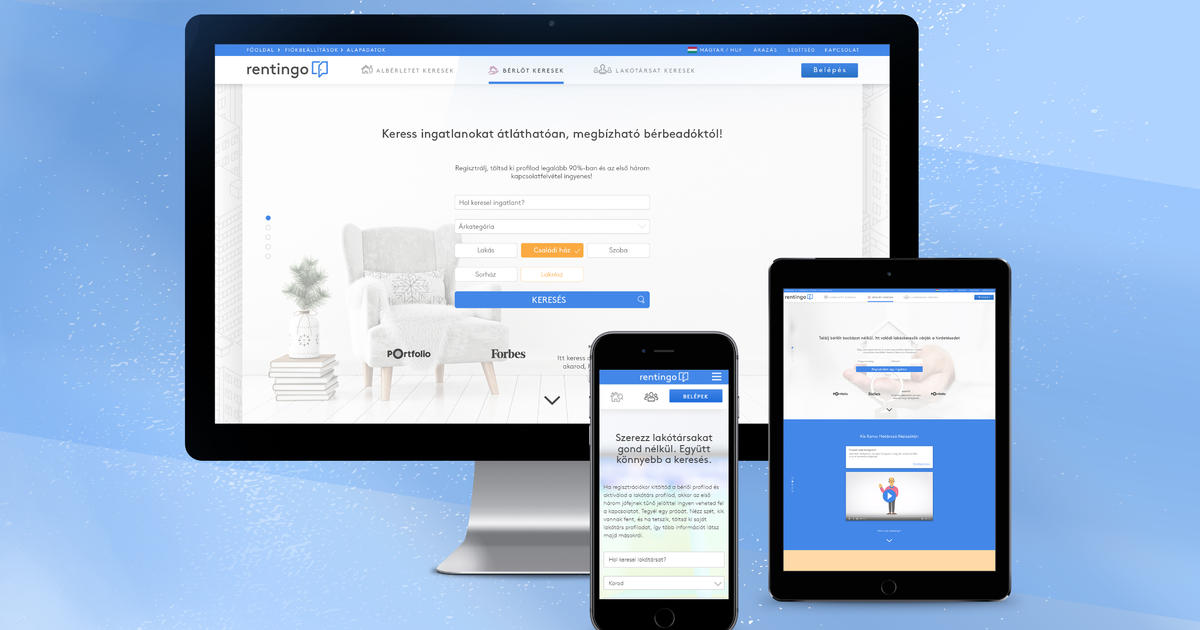 Rentingo startup fejlesztés