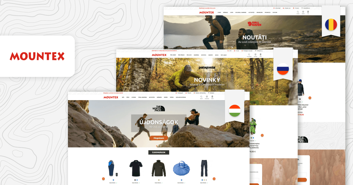 Elindult a Mountex hazai, szlovák és román webshopja