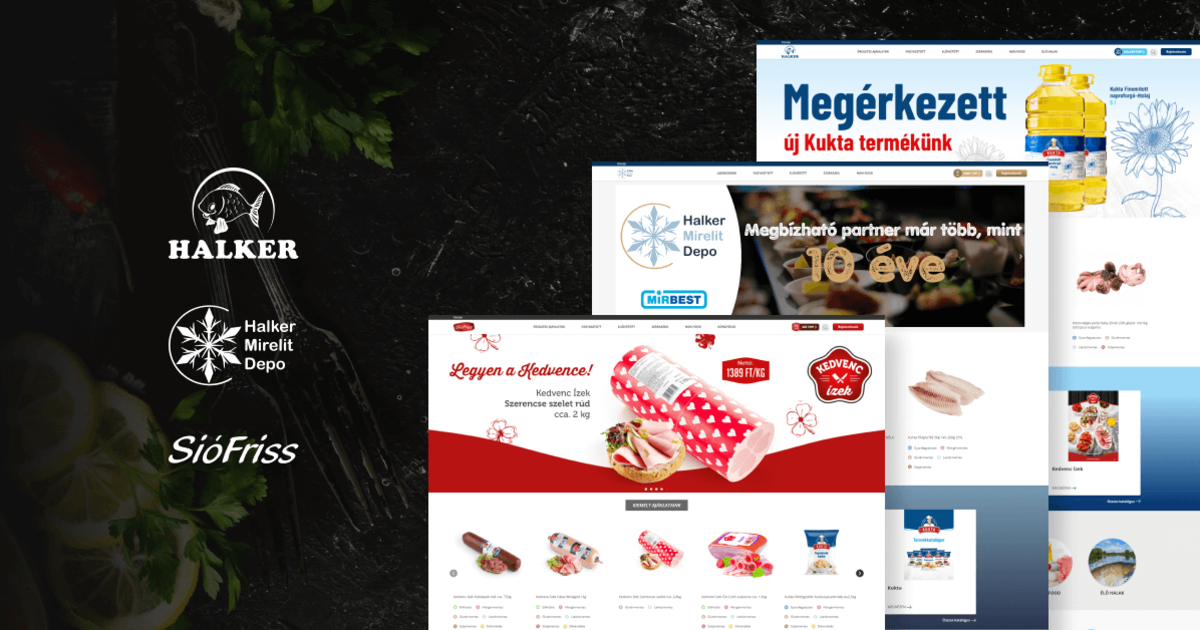 Új B2B webshoppal indult el a Halker, HMD és Sió-Friss