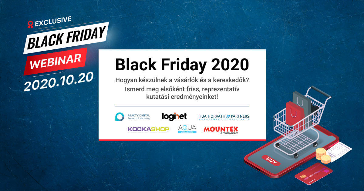 WEBINÁR: 2020.10.21. Milyen lesz az idei Black Friday?