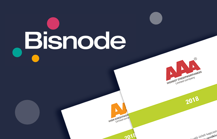 A LogiNet Bisnode AAA tanúsítvánnyal gazdagodott