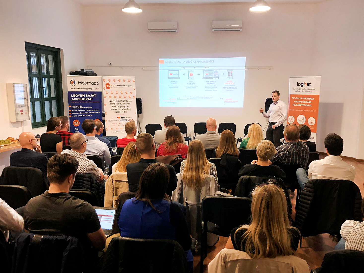 Az Ecommerce Hungary és a LogiNet közös Meetupja a mobilértékesítés lehetőségeiről