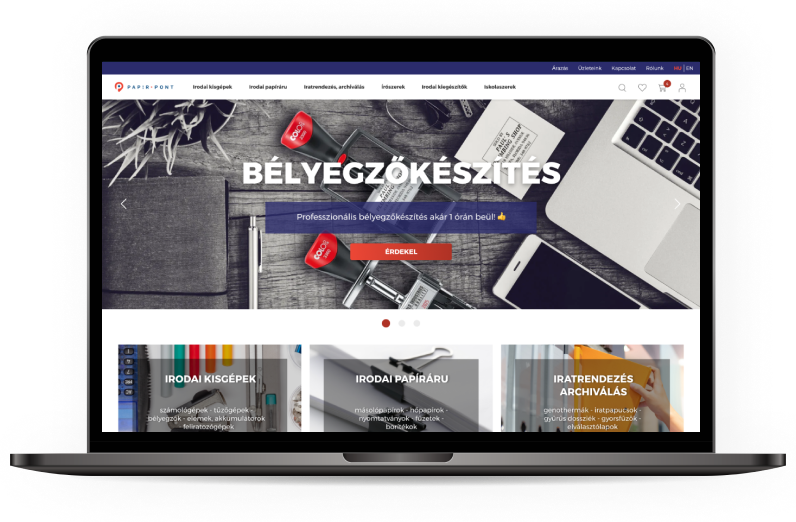 Elindította új B2C és B2B webshopját a Papír-Pont