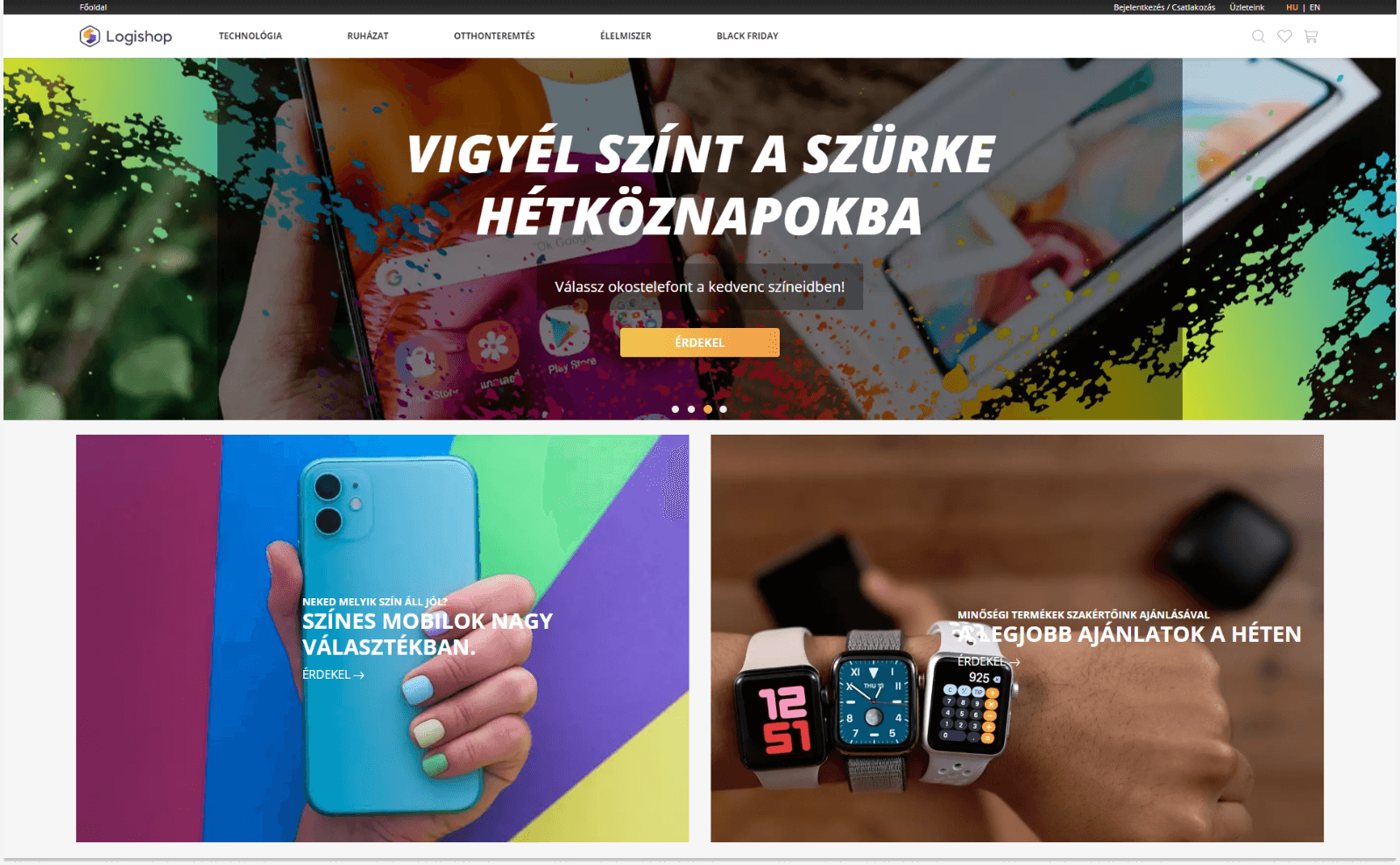 Logishop: Multilingual shop and admin interface