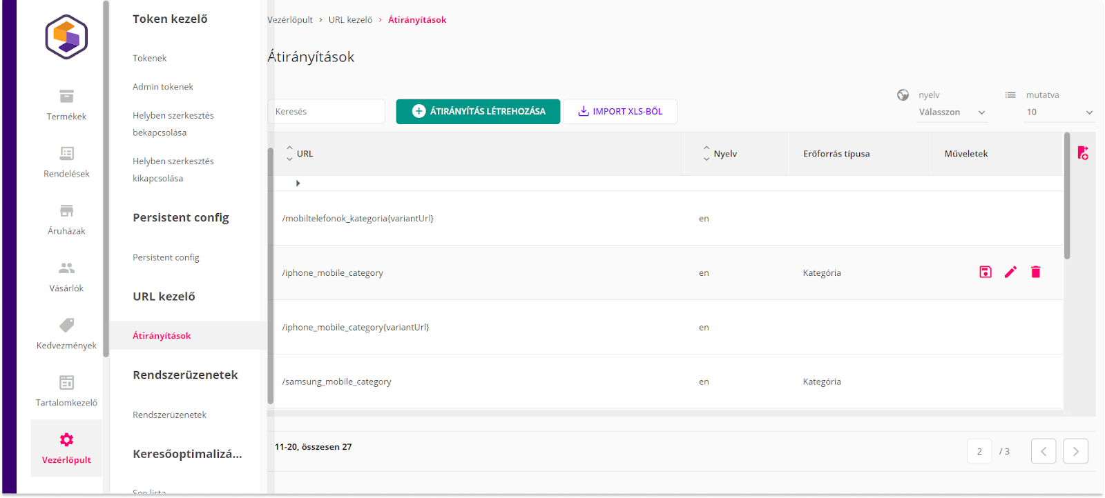 Logishop: setting canonical URLs