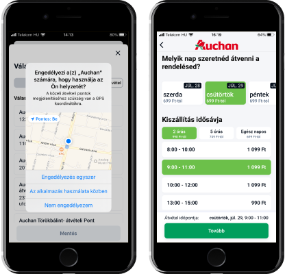 Átalakult az Auchan mobil alkalmazás: új design, korszerűbb funkciók