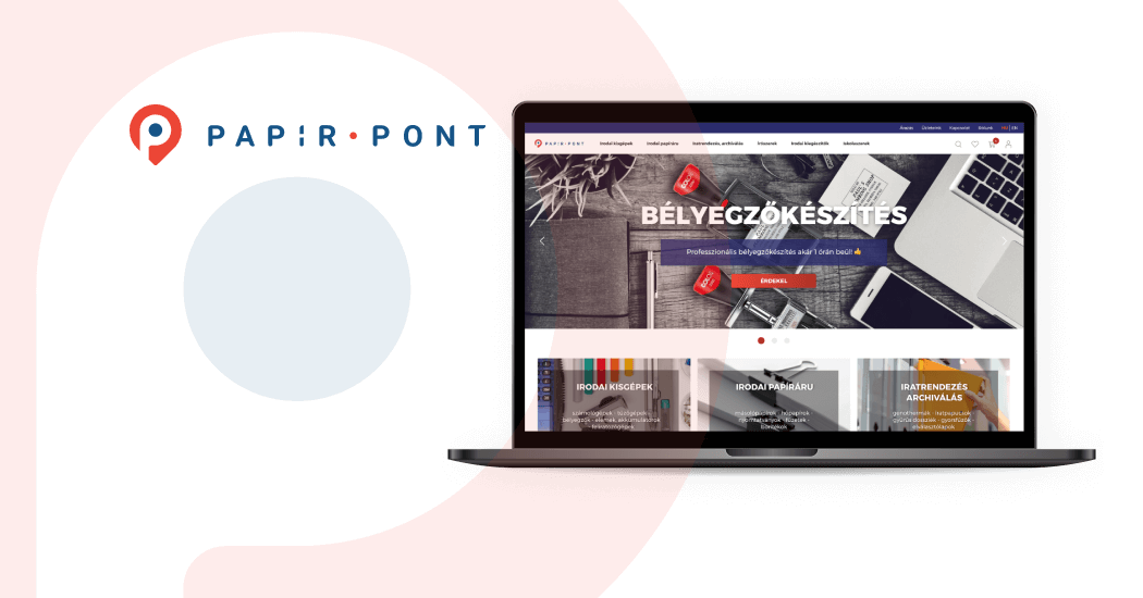 Webshop készítés a Papír-Pontnak